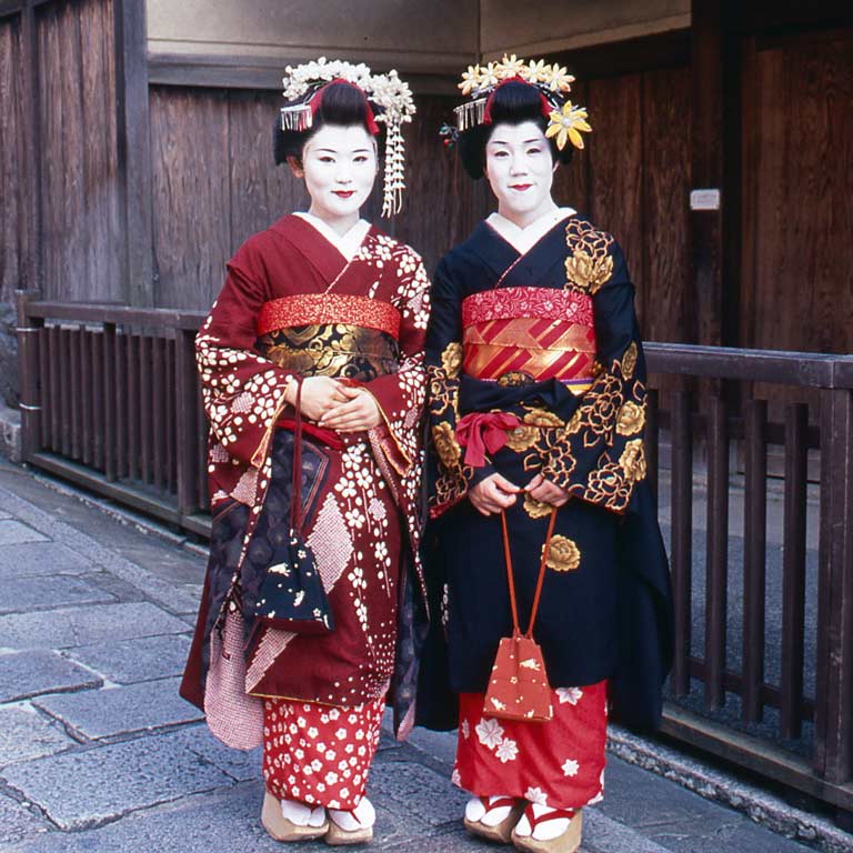 Geishas in Japan.
